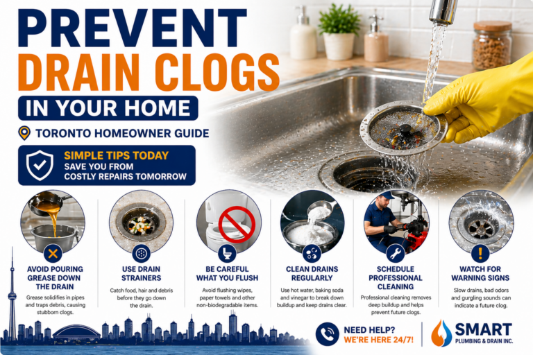 How to Prevent Drain Clogs in Your Home (Toronto Homeowner Guide)