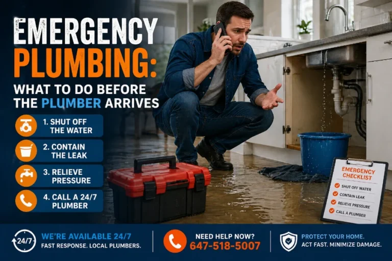 Emergency Plumbing: What to Do Before the Plumber Arrives
