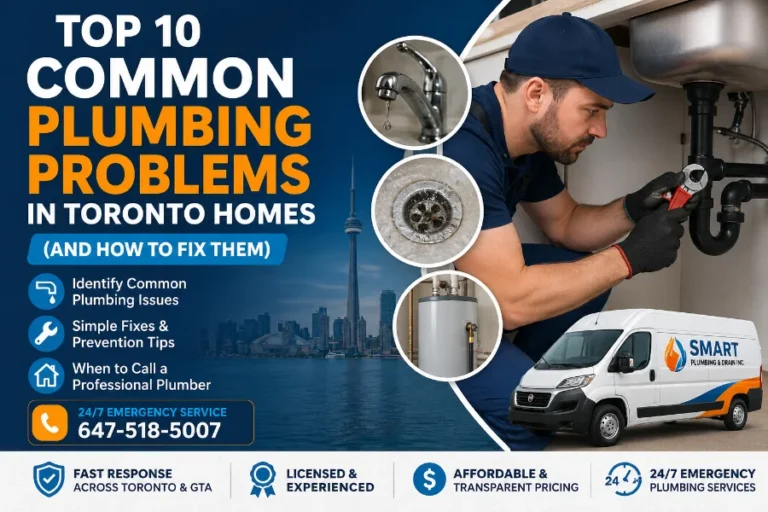Top 10 Common Plumbing Problems in Toronto Homes (And How to Fix Them)