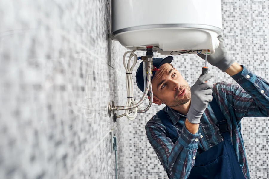 water heater repair technician