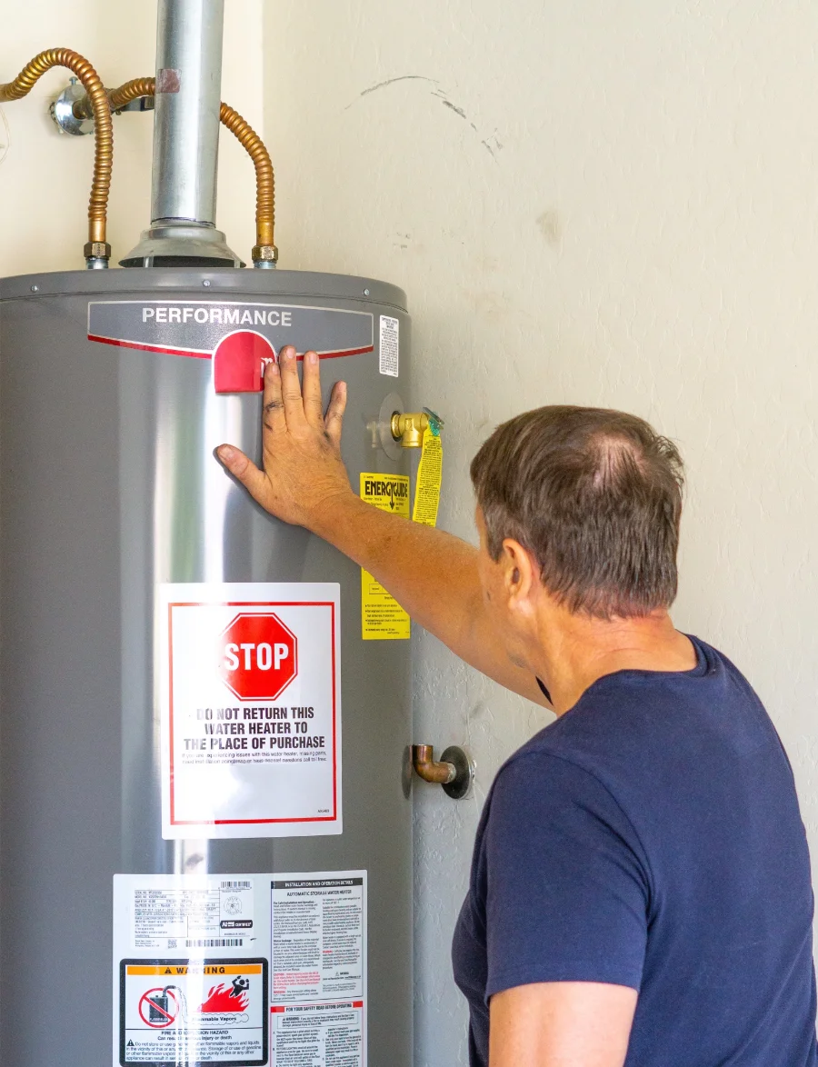 turning off main water valve